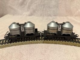 4511 Märklin HO 2 Stk. Kohlenstaubwagen ohne OVP