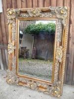 Monumentaler Prunk-Spiegel aus Holz