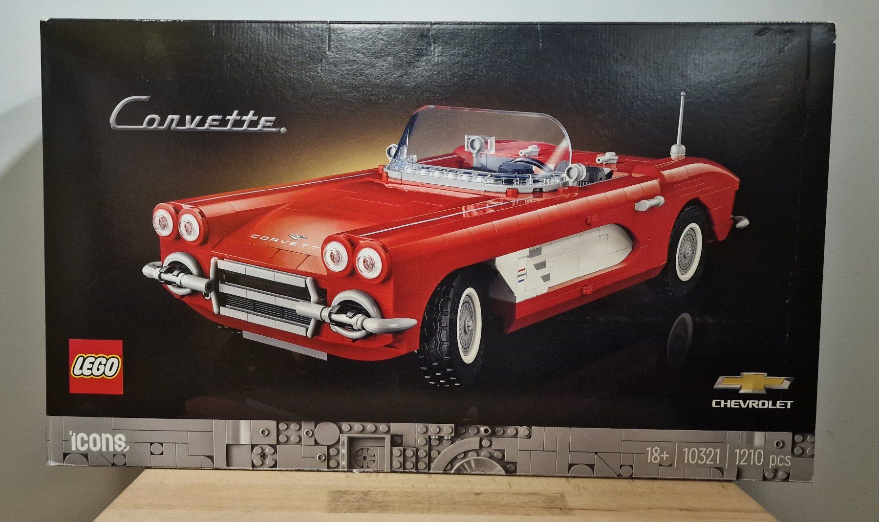 Lego Kit di costruzioni: Lego Icons 10321 Corvette – Nuovo e nell'imballaggio originale da Echichens venduto da aegis0129