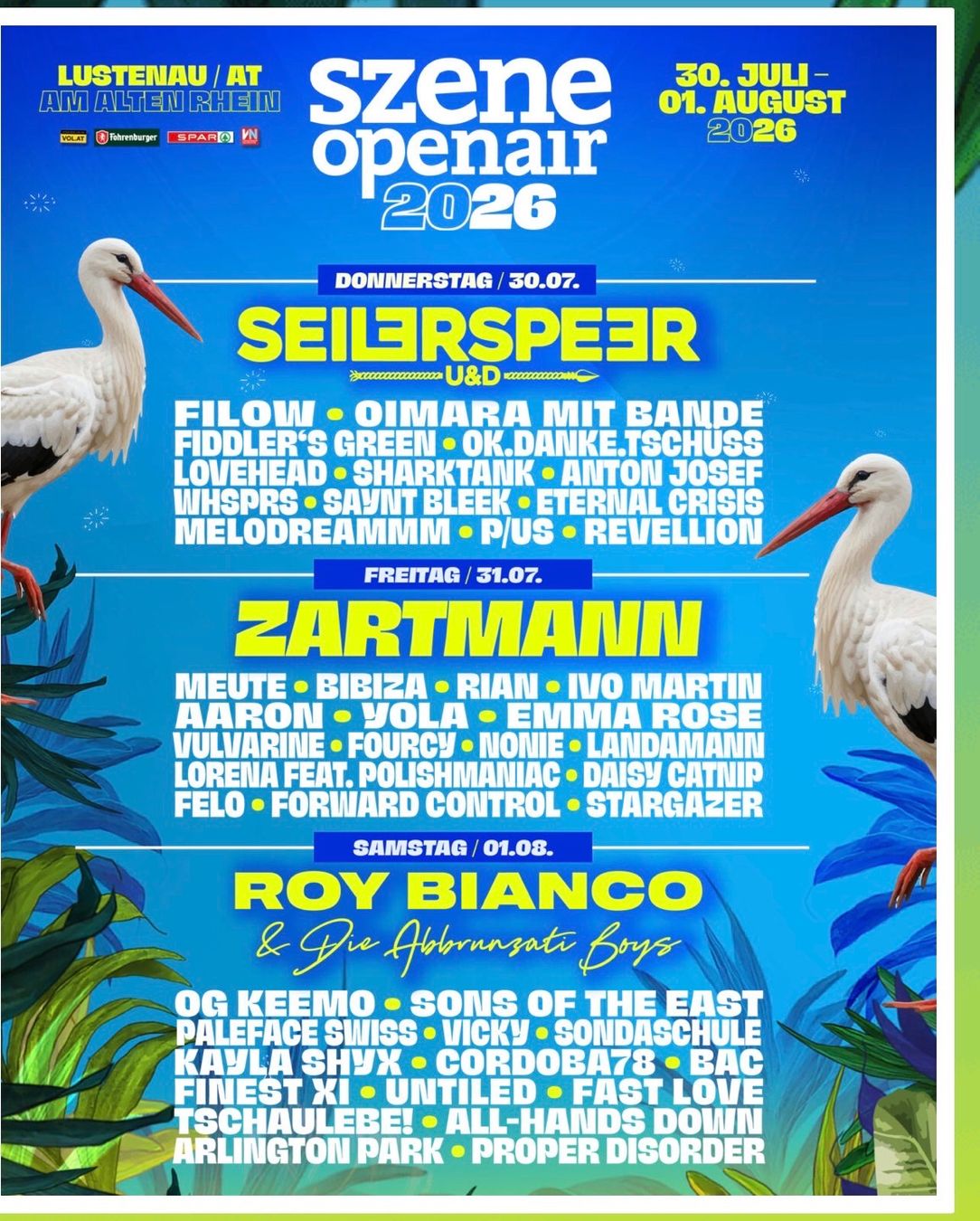 Biglietti: 2 x 3-Tagesticket Szene Openair Lustenau – Usato da Eichberg venduto da edderich