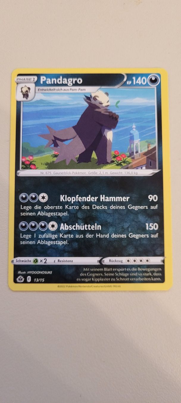 Pokémon Sammelbilder & Trading cards: Pokemon Pandagro 13/15 Phase 1 Deutsch – Neu (gemäss Beschreibung) aus Adlikon b.Regensdf von ChriZ86