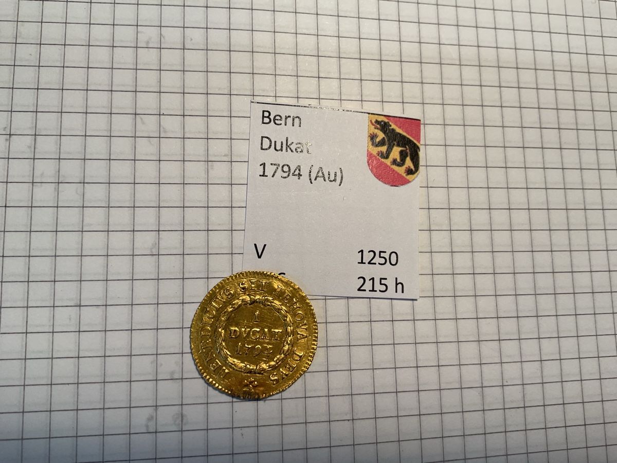 Tutti le monete: Schweizer Gold Münze Bern 1794 – Usato da Ursenbach venduto da tho_8s6p 3