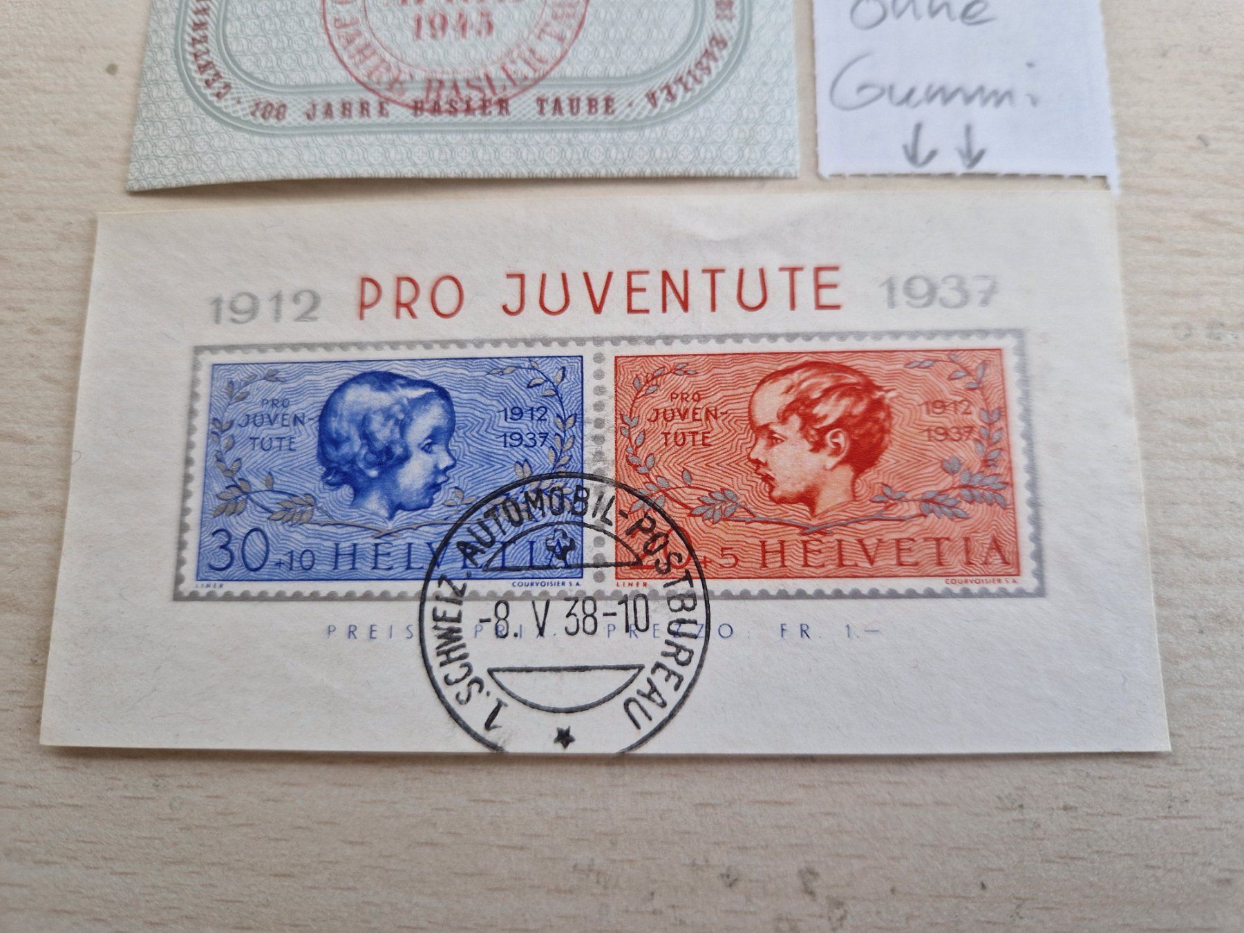Tutti i francobolli: 2 Blockausgaben, ab 1.- – Usato da Burgdorf venduto da Glossy01 2