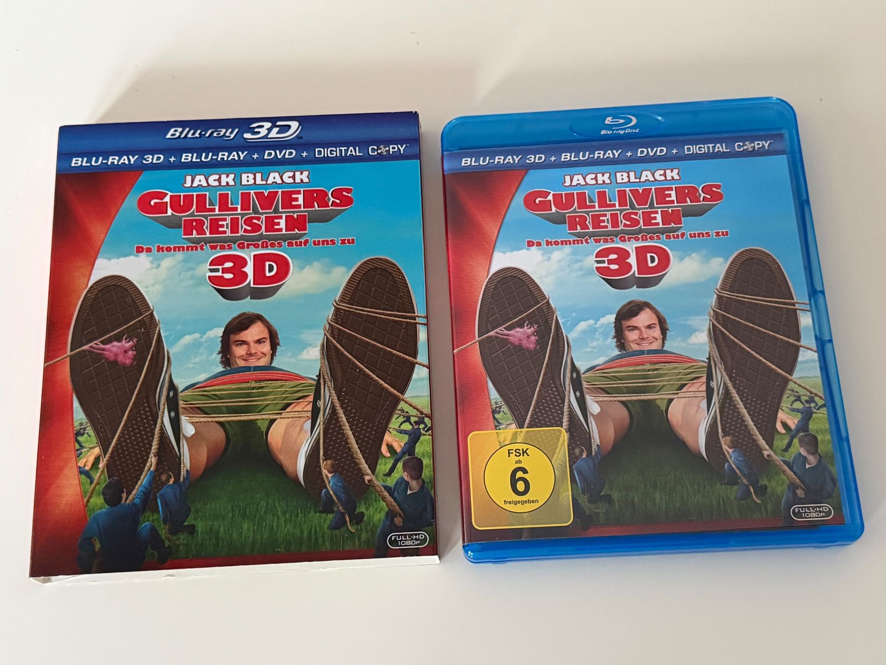 Tutti i DVDs: Gullivers Reisen - Jack Black - 3D + Blu-Ray + DVD – Usato da Altstätten SG venduto da sheamus