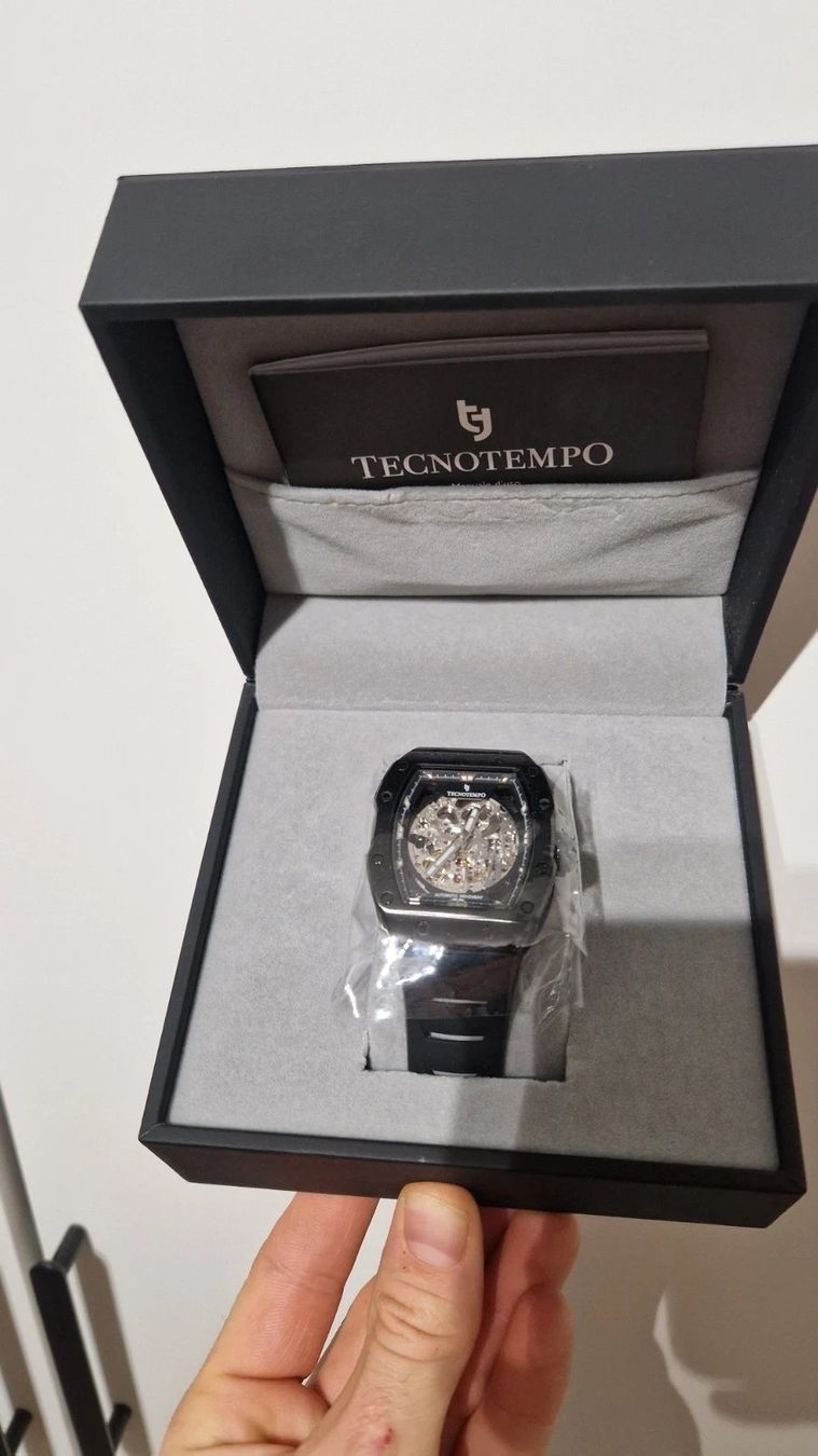 All Blacks Orologi: Uhr; Tecnotempo Skeleton "All Black"; Original; Notverkauf – Nuovo e nell'imballaggio originale da Klingnau venduto da mar_8kzb 4