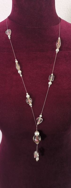 Catenine: Glasperle Halskette Rose – Usato da Rüti ZH venduto da Restwert_Rueti_ZH