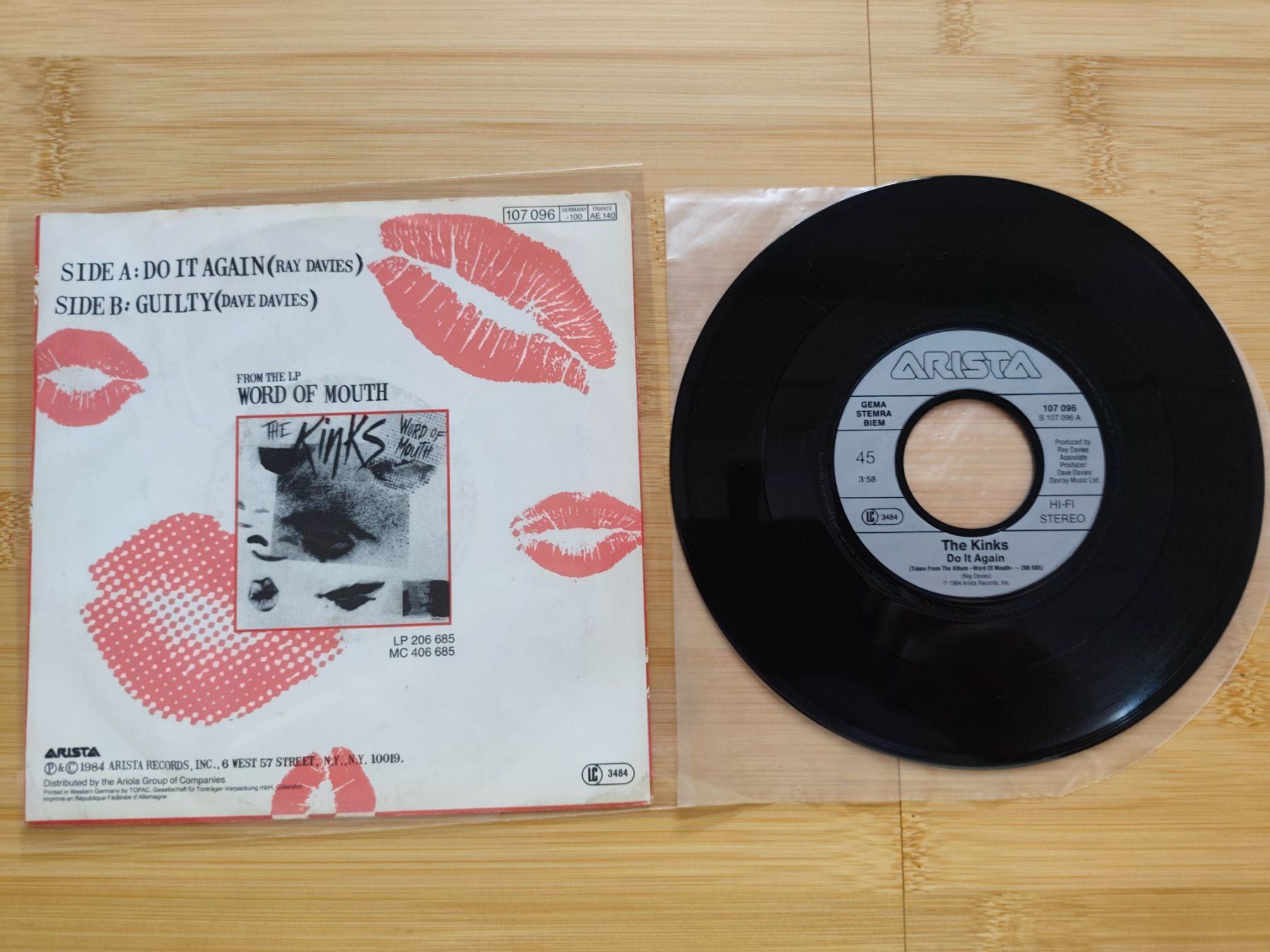 Schallplatten: The Kinks – Do It Again – Gebraucht aus Emmenbrücke von lamorak 1