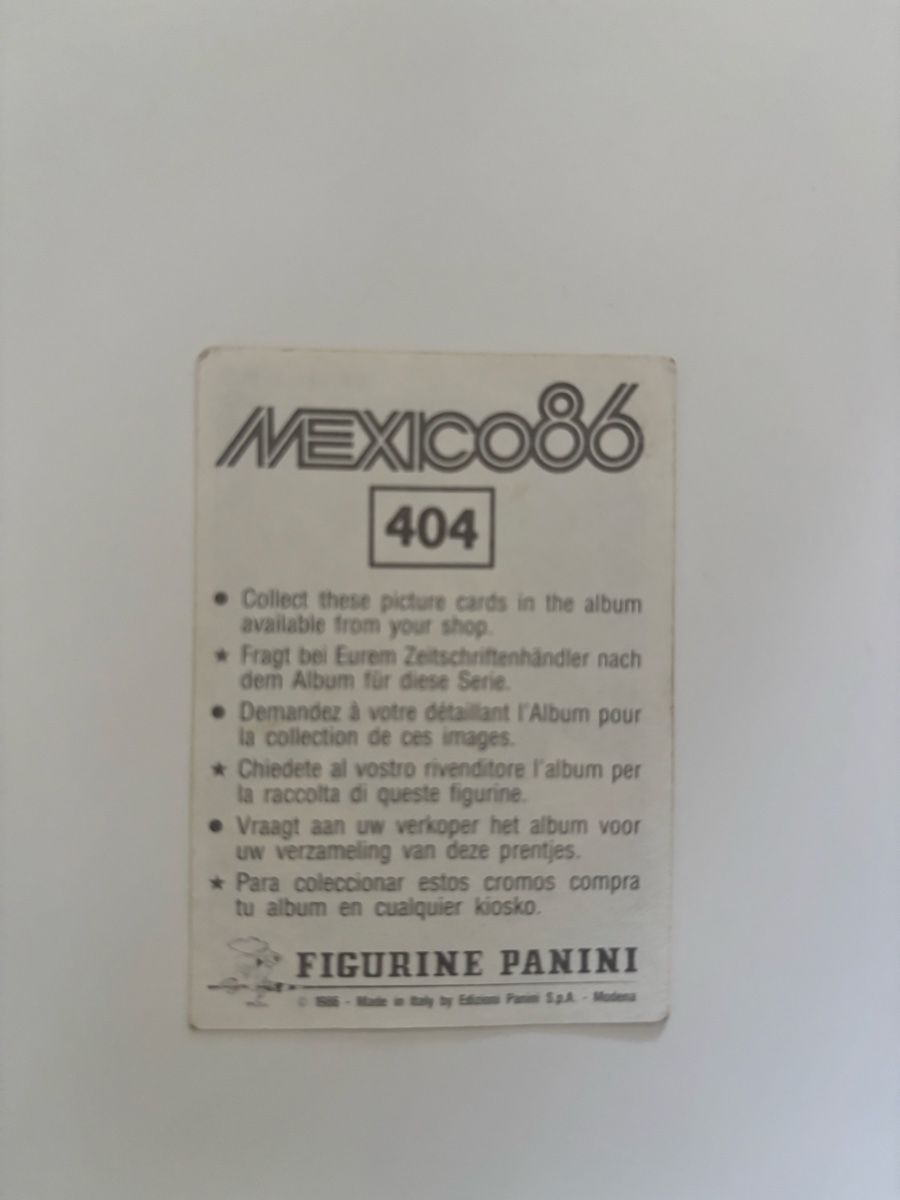 Panini Cartes à collectionner: Carte de collection Terry Butcher Angleterre MEX86 Panini – Neuf avec emballage d'origine à Colombier NE par mickeymaus02 1