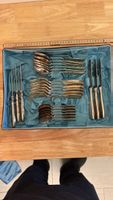 Vintage Silberbesteck-Set im Etui 24-teilig 
