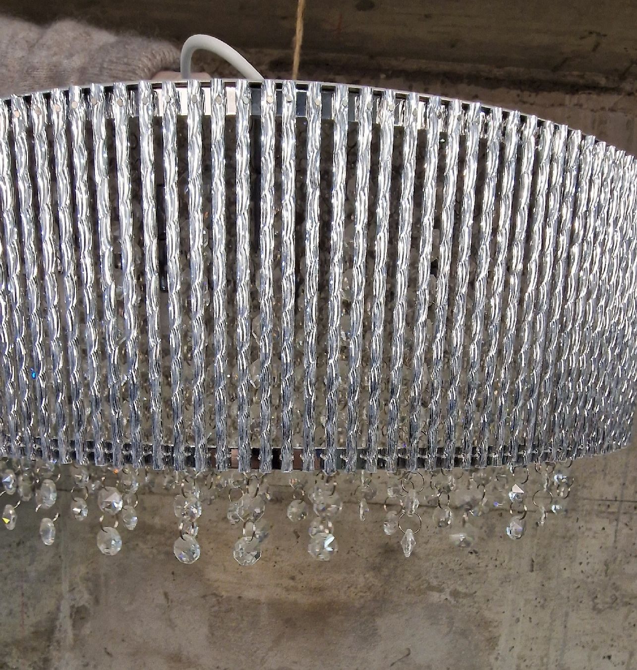 Lampadari & plafoniere: Elegante Deckenleuchte mit Kristallen - Durchmesser 55cm – Usato da Affeltrangen venduto da Szafaoli 3