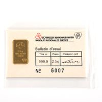 2,5g Goldbarren