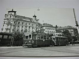 AK St. Gallen Bahnhofstrasse mit Tram