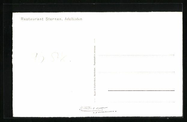 Cartoline postali: Adelboden, Restaurant Sternen im Winterk – Usato da Berlin venduto da bartko-reher 1