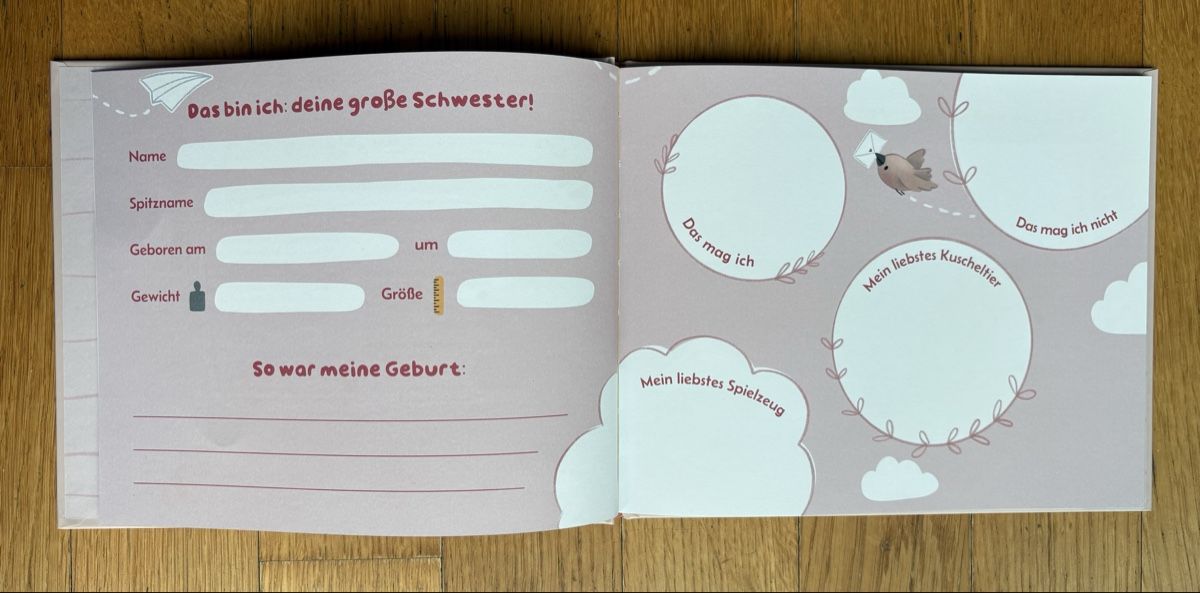 Alben: NEU!! Erinnerungsalbum "Ich werde grosse Schwester!" – Neu und originalverpackt aus Steinmaur von KrisTina2212 2