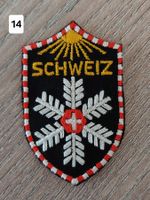 Badge , Patch, Aufnäher SCHWEIZ , Sonne/Schneeflocke (14)
