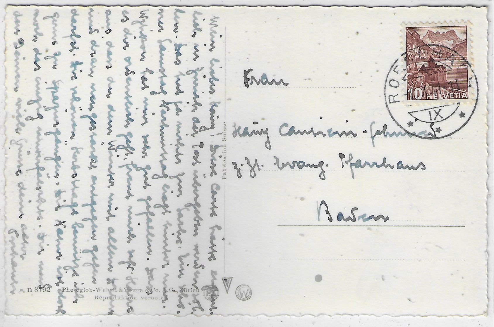 Cartoline postali: Kirchlein von Wytikon – Usato da Ettingen venduto da Kartenplanet 1