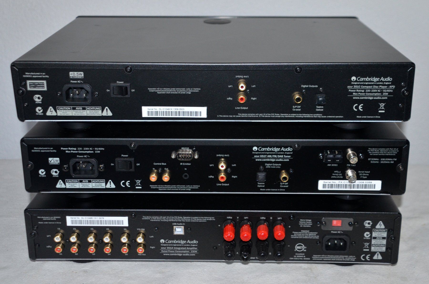 Cambridge Audio Sistemi audio & multimediali: Cambridge Audio Azur 351C / 651T / 351A – Usato da Collonges venduto da arashee 5