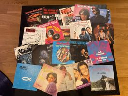 Grosse Plattensammlung 200 Singles Pop Rock 70er 80er