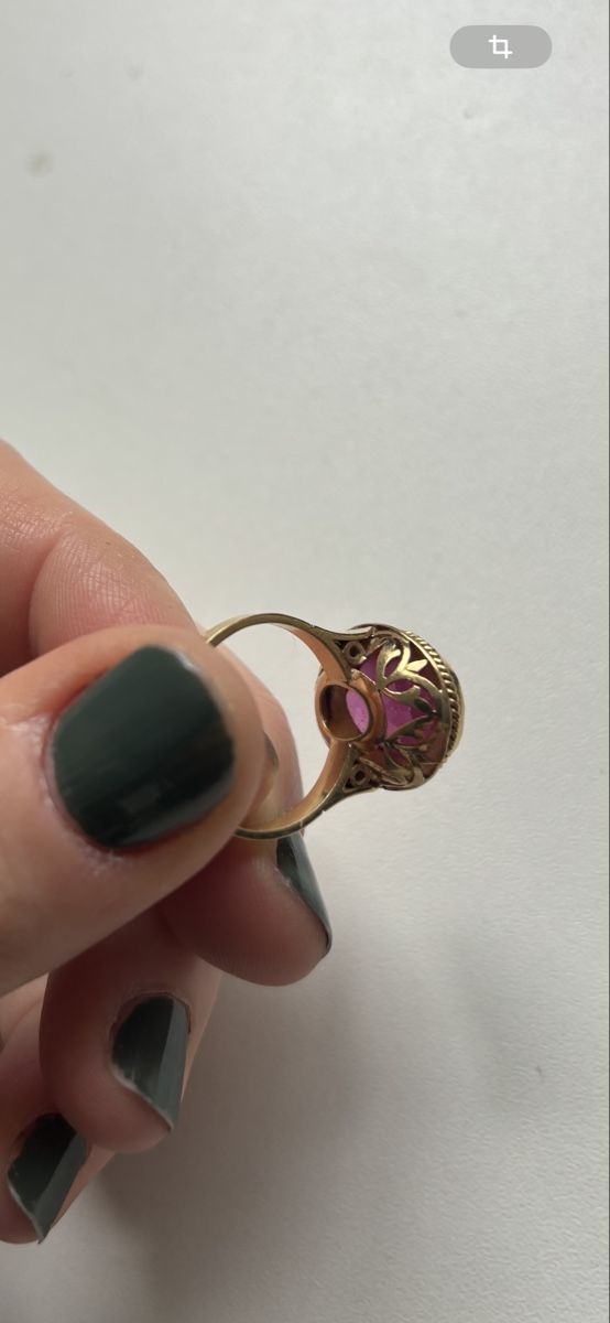 Anelli: Gold Ring mit Rubin  – Usato da Wädenswil venduto da vandalos 4