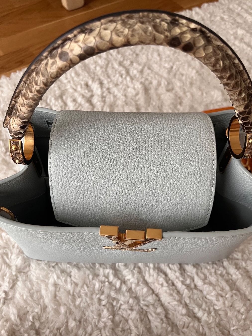 Louis Vuitton Borse da donna: Louis Vuitton Capucines MM mit Phytonleder – Usato da Luzern venduto da bambola92 2