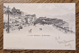 Montreux- La Rouvenaz 1910 an J. Schwarz in Bern