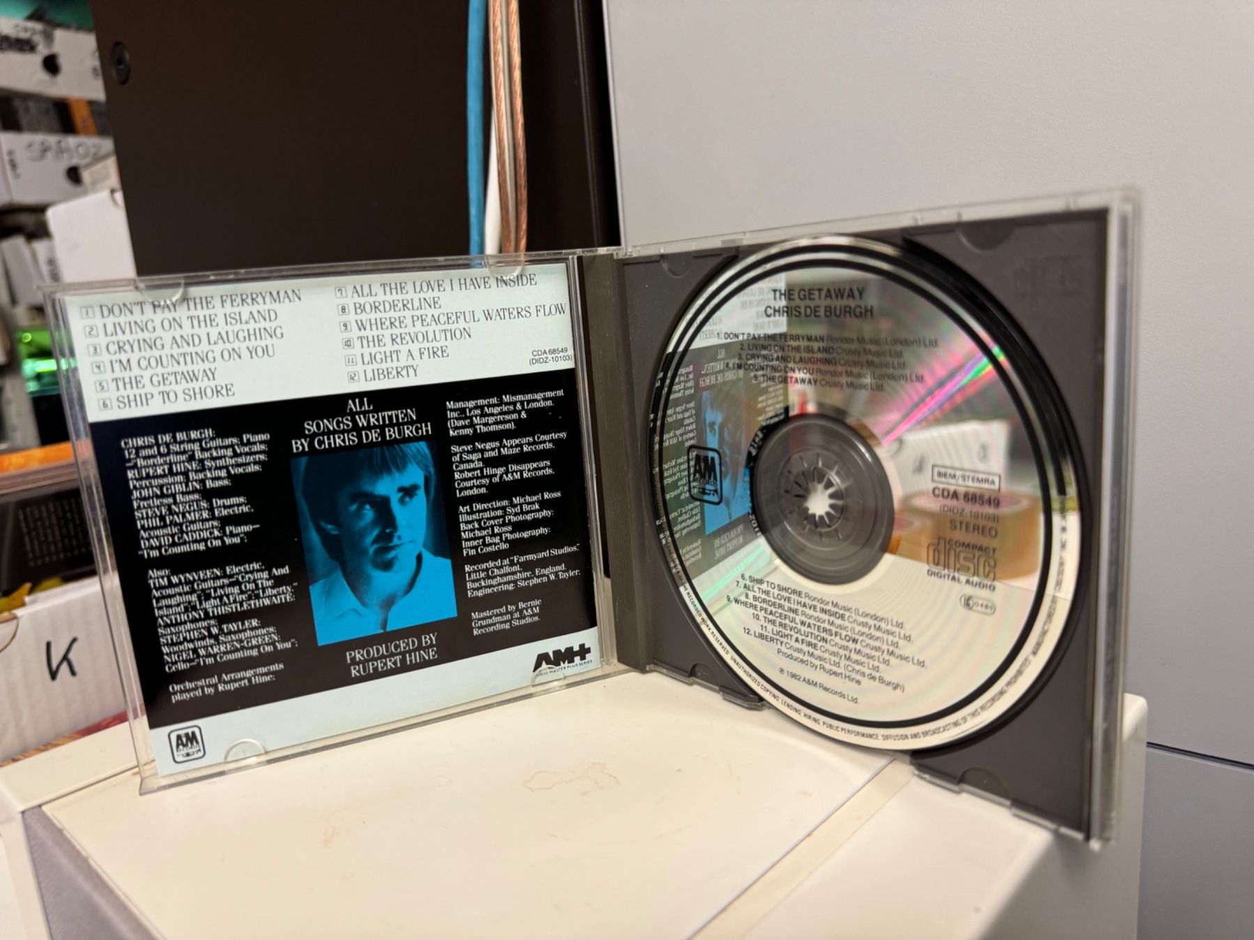 CD: Chris de Burgh - The Getaway - HA11N – Usato da Küsnacht ZH venduto da Jazztilldawn 2