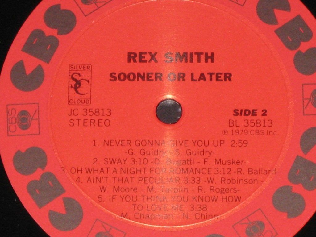 Dischi in vinile: LP - REX SMITH - SOONER OR LATER – Usato da Steckborn venduto da Quo7 2