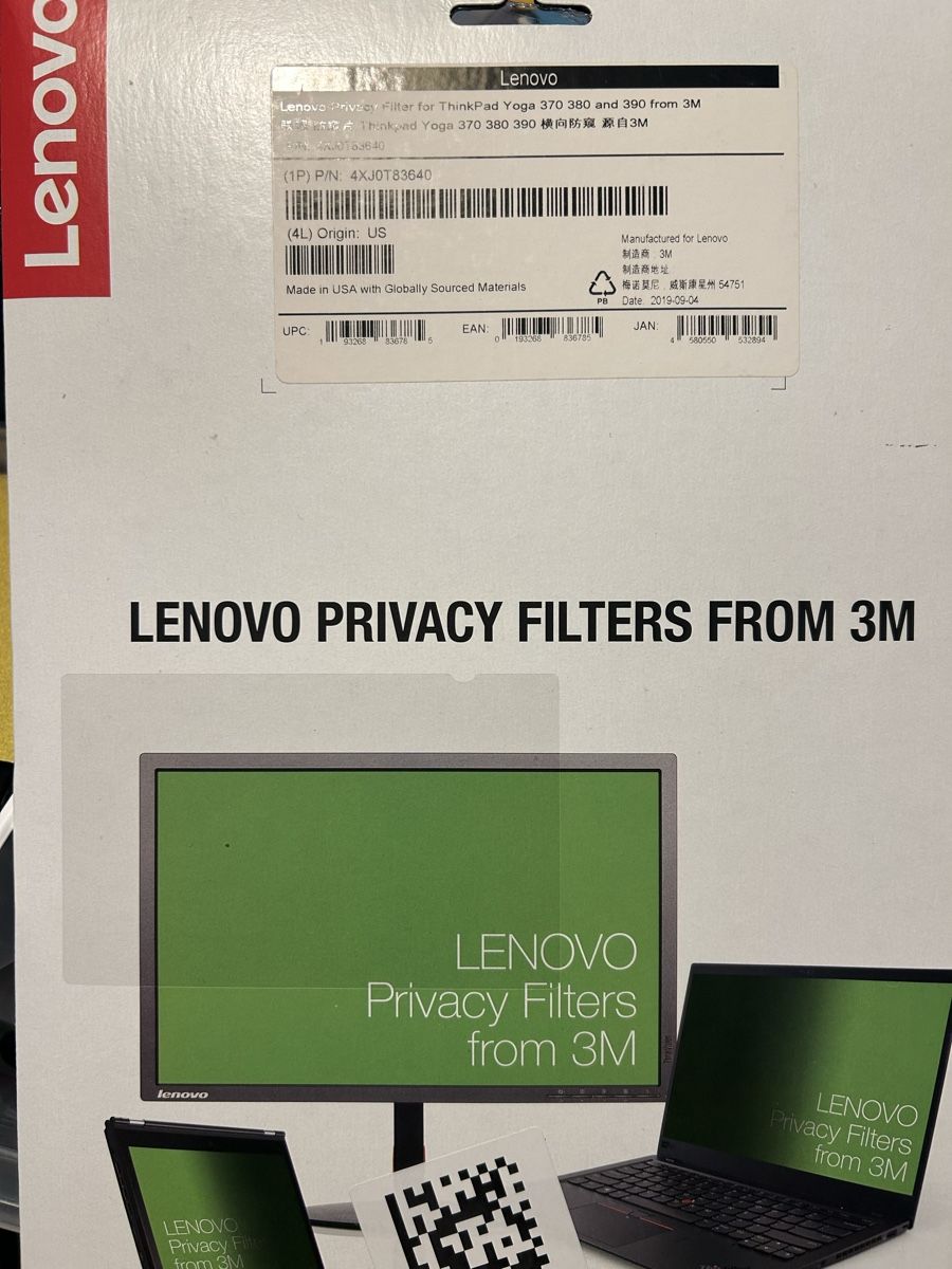 Notebooks: Privacy Filter Lenovo 3M – Neu (gemäss Beschreibung) aus Henau von 1manshow