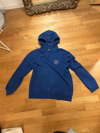 YOURTURN Kapuzenpullover Blau – Grösse S