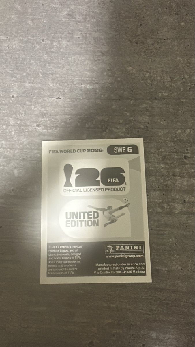 Panini Carte collezionabili: SWE 6 , FIFA WORLD CUP 2026 PANINI  – Nuovo (secondo la descrizione) da Frauenfeld venduto da 1PegPeg1 1