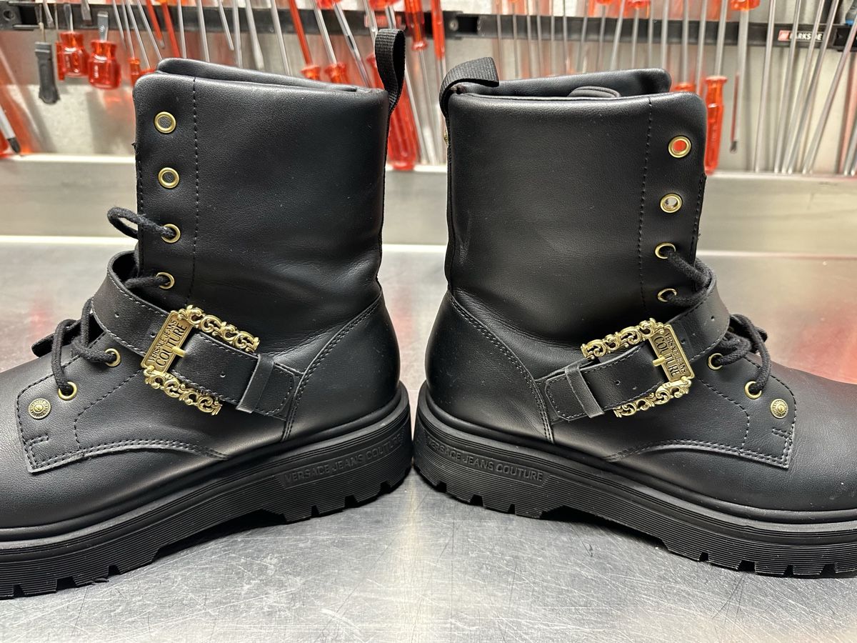 Versace Scarpe da uomo: Versace Jeans Couture Boots Schwarz – Usato da Schwende venduto da weesli 6