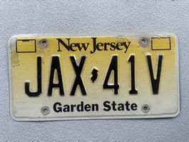🇺🇸🇺🇸 USA Nummernschild New Jersey 🇺🇸🇺🇸