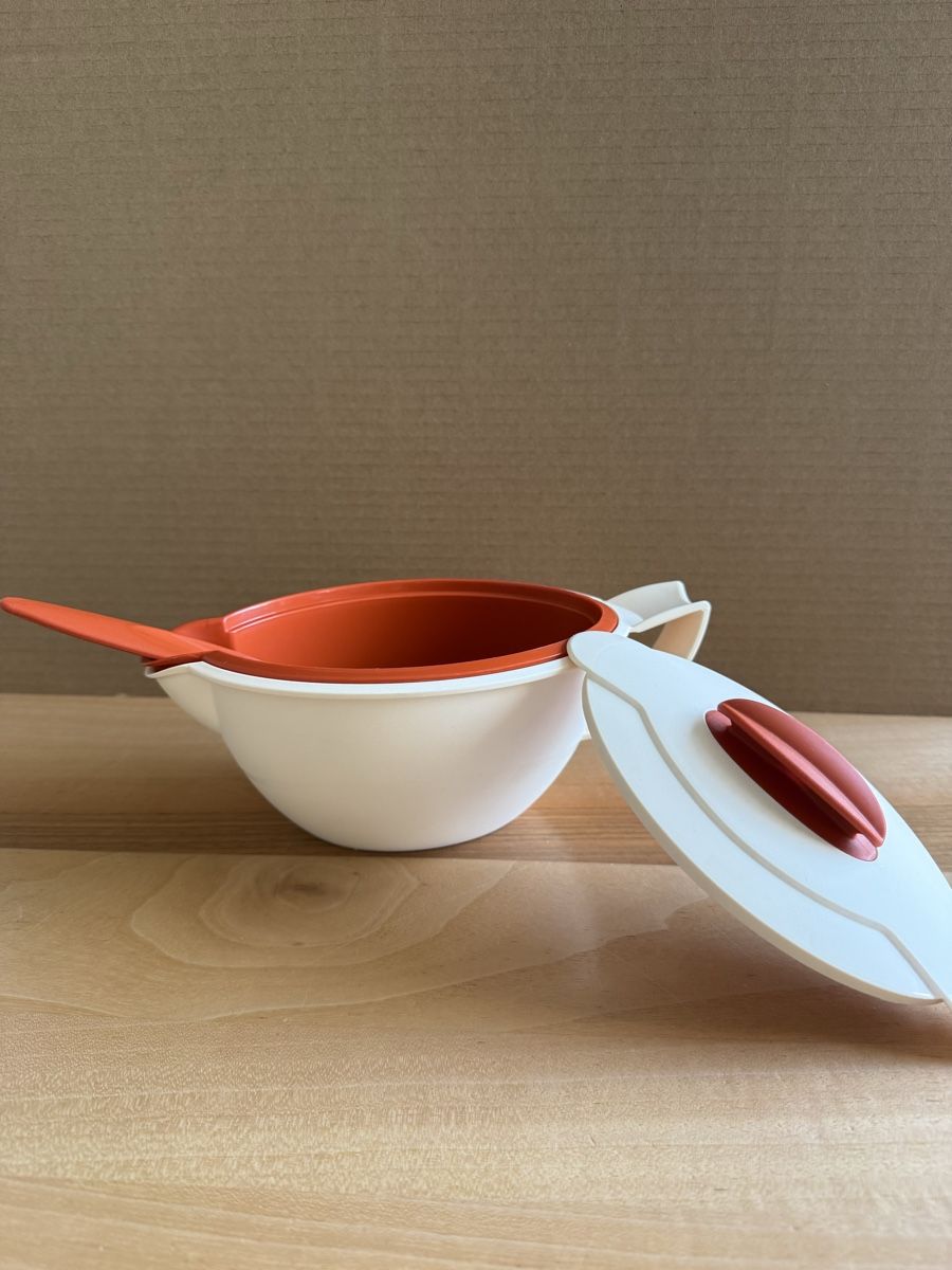 Tupperware Contenitori & Simili: Tupperware Sauciere Top-Service Schüssel mit Deckel + Löffel – Nuovo e nell'imballaggio originale da Mettmenstetten venduto da _4_YOU_ 1