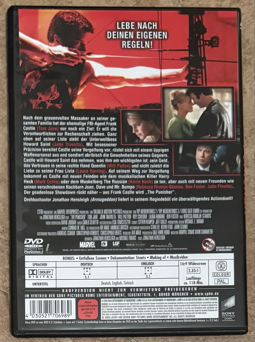 Tous les DVDs: THE PUNISHER – Neuf (Voir description) à Dietikon par AndreaSch01 1