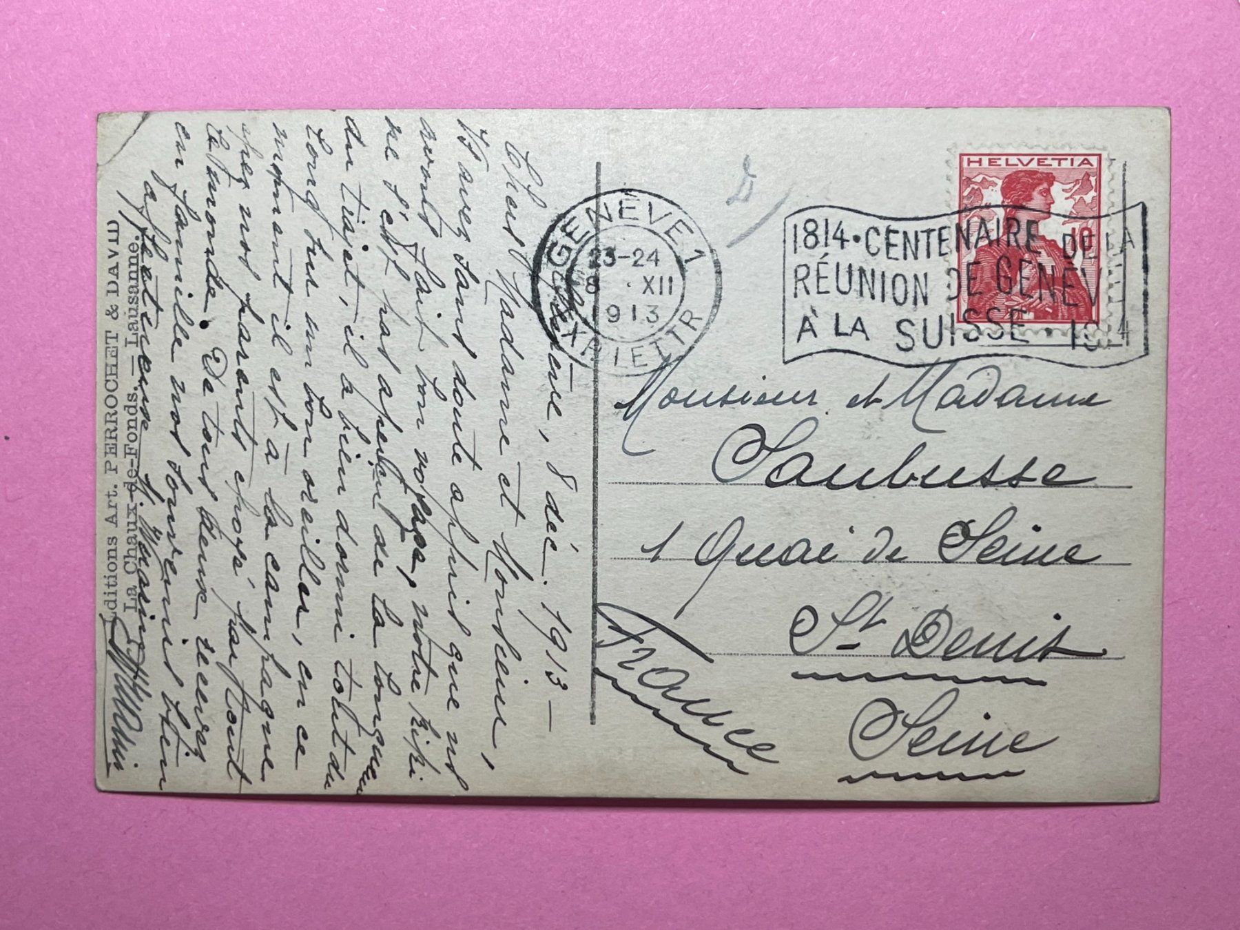 Cartoline postali: Genève - Quai du Mont Blanc – Usato da Steg VS venduto da danwer74 1
