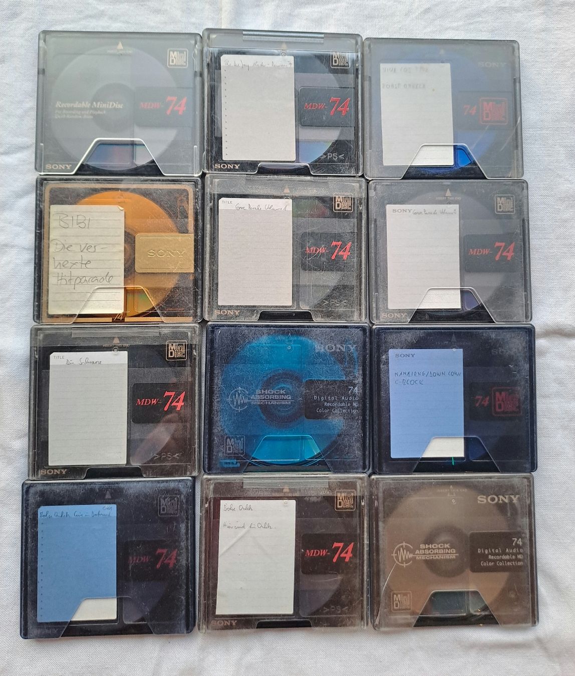 Minidisques: 22 MiniDisc bespielt – D'occasion à Luzern par rekalu 2