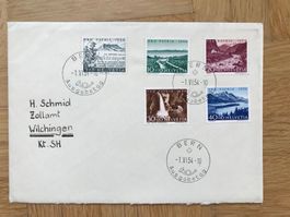 1954 Pro Patria.Ganzer Satz a.Couvert ET