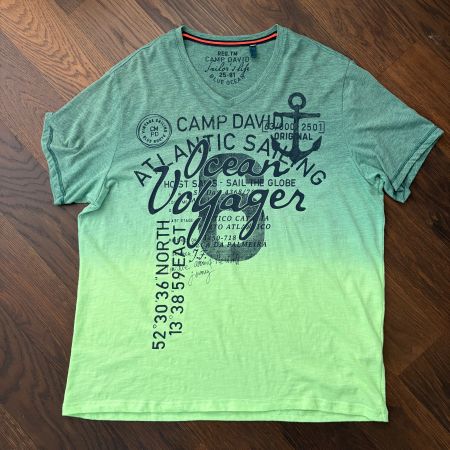 Camp-David-T-Shirt grün / XXXL