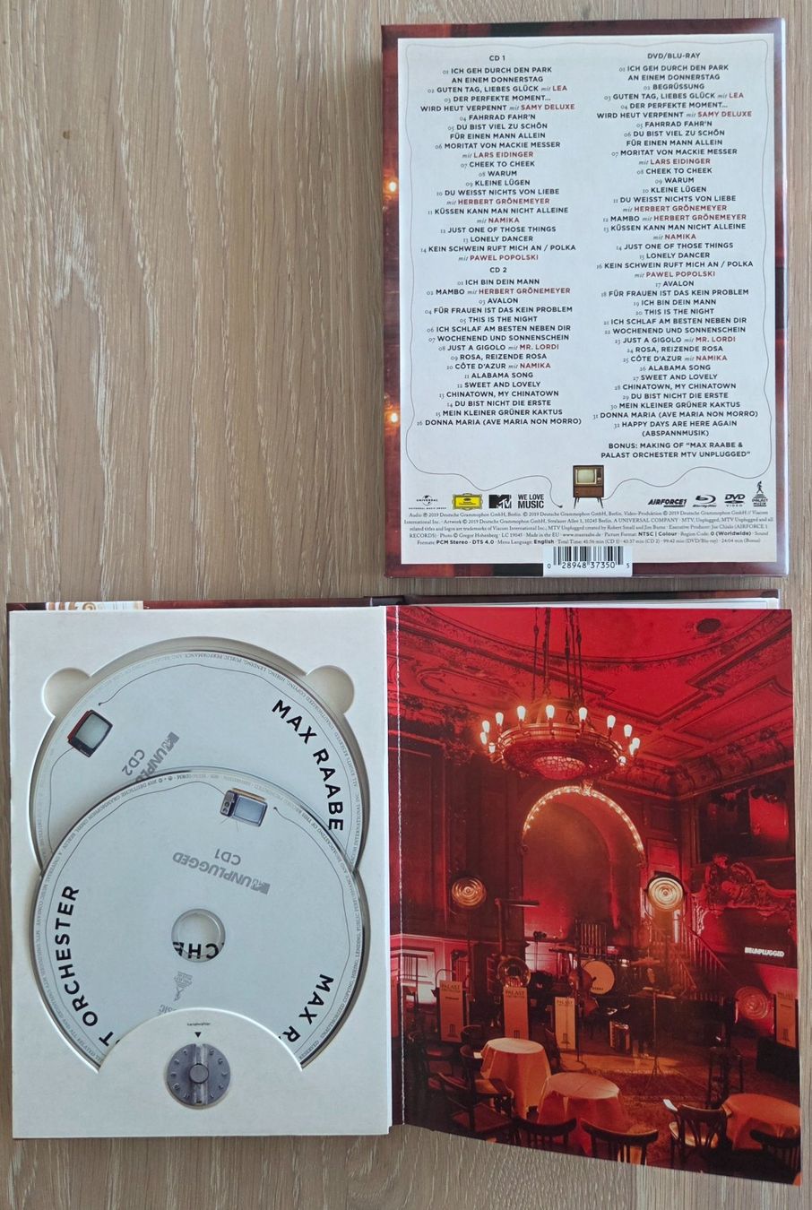 Tutti i DVDs: Max Raabe: MTV Unplugged Deluxe-Edition - 2CD/DVD/Blu-Ray – Usato da Ittigen venduto da bluesboy_66 2