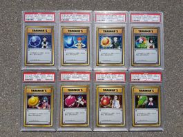 8x [PSA 10] Gym Leaders Badges Promo Holo | Pokemon Karten