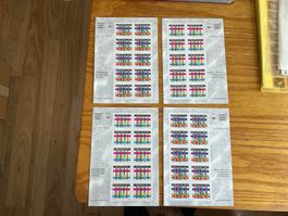 Bodensatz 2005 - Meine Briefmarke - seltenster Bogen des 21.