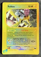 Reverse holo Raikou Pokémon Card - 2003 - Skyridge - 28/144