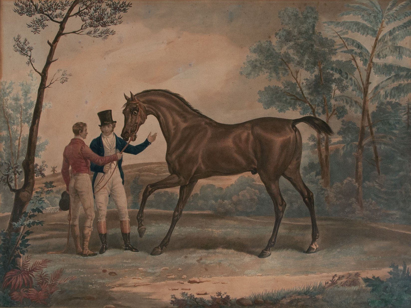 Gravures: Cheval attent au manège - Original Kupferstich – D'occasion à Ostermundigen par CarmineHome 1