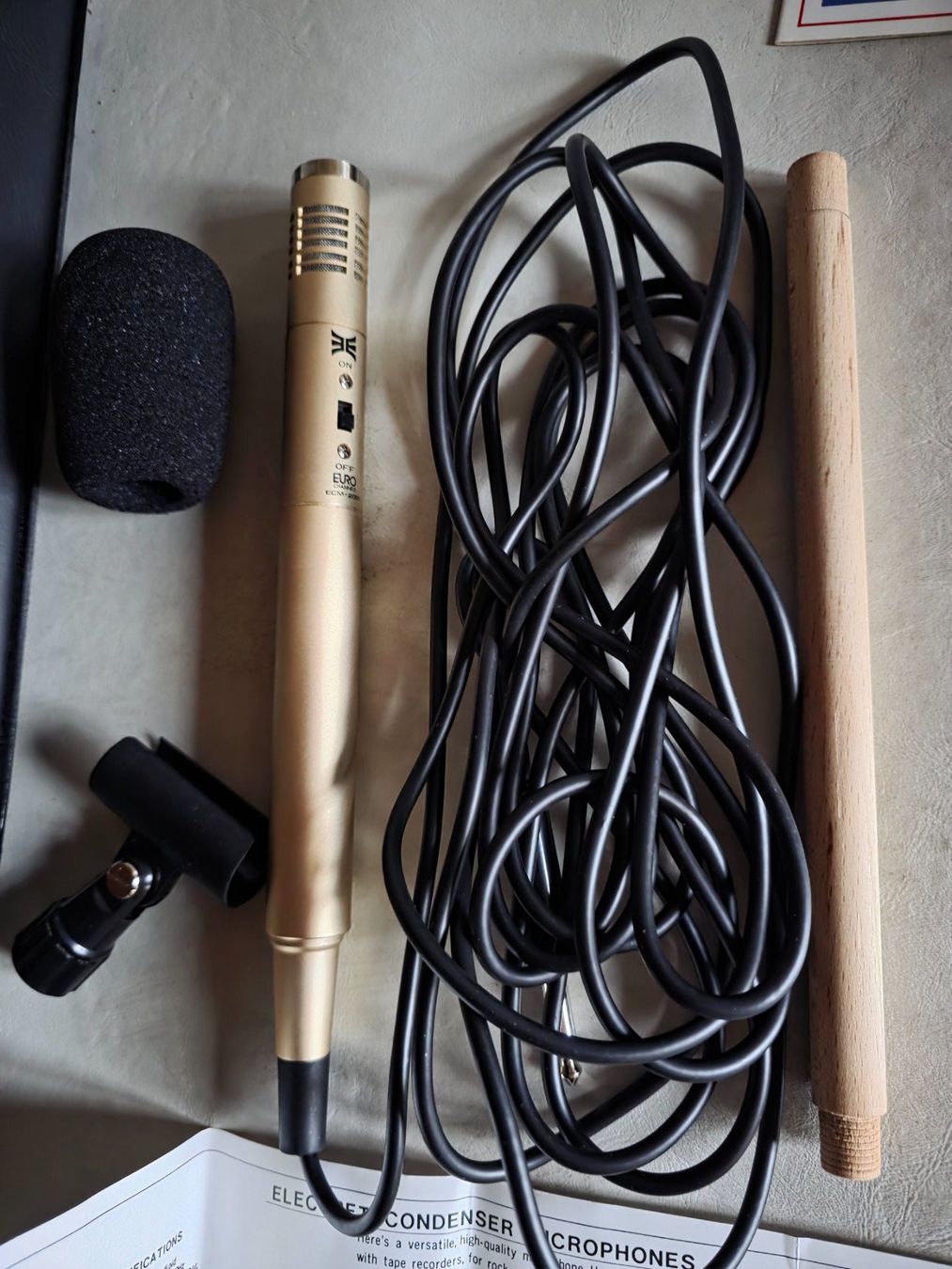 Mikrofone: Musik Mikrofon Electret Condenser Microphone - 2001 – Gebraucht aus Walterswil BE von Lonitti 5