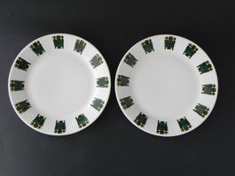 2 Dessertteller * MENUETT * Lilien Porzellan Austria