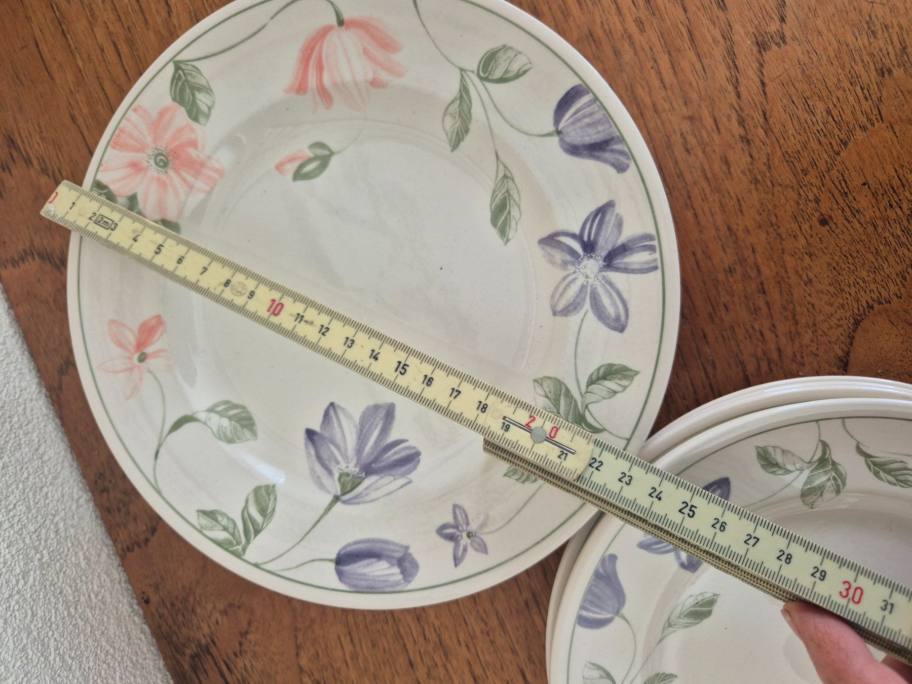 Piatti: 2x6 assiettes porcelaine EIT England C66 – Usato da Fully venduto da tameab 1