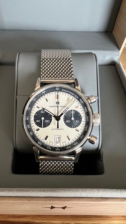 Hamilton Intra-Matic Auto Chrono Panda Neuf | Kaufen auf Ricardo