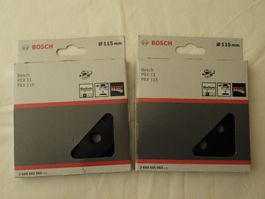 2x plateau de ponçage Bosch PEX 11 PEX 115, NEUF!