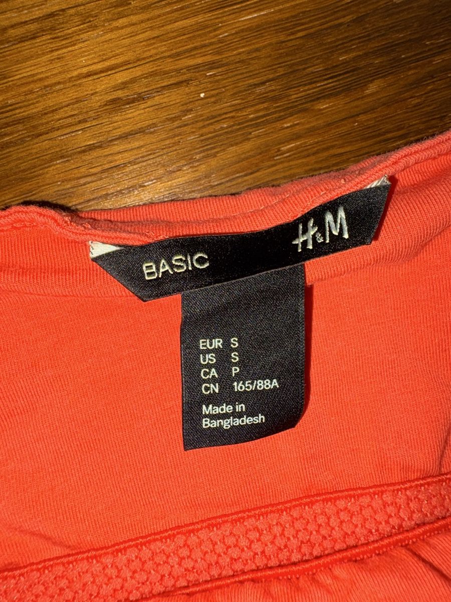 H&M Top: H&M Basic Top Koralle Grösse S – Usato da Dübendorf venduto da ani_xht5 2