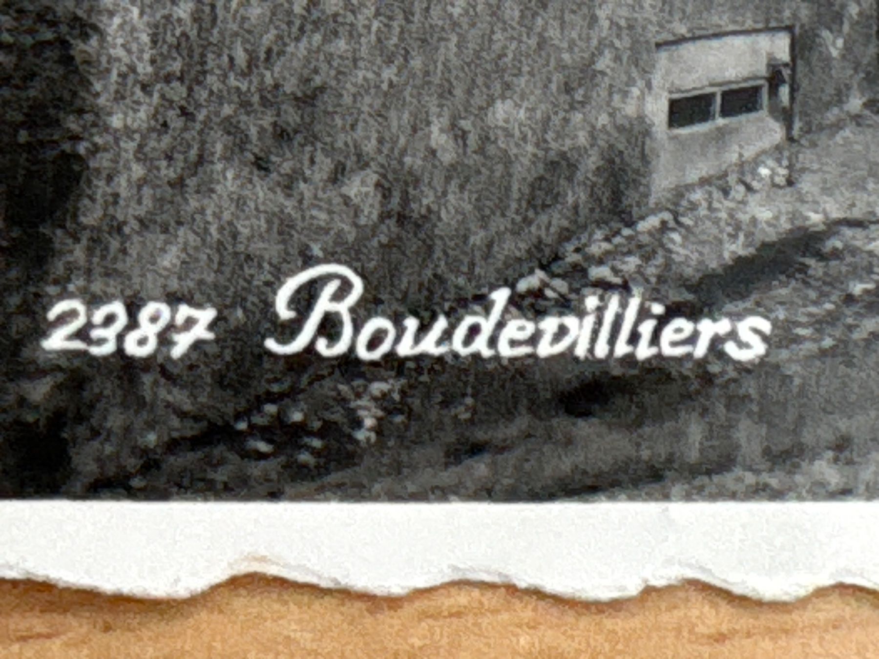 Cartoline postali: Alte Ansichtskarte von Boudevilliers, mit Briefmarke! – Usato da Ibach venduto da lisch3 1